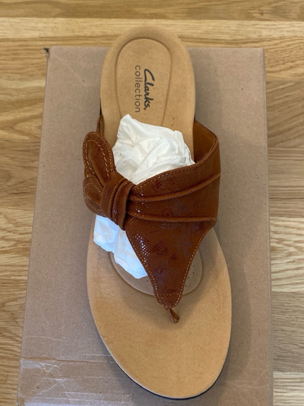 Clarks Womens Laurieann Rae Tan Size  W12